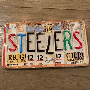 STEELERS License Plate Wall Hanging